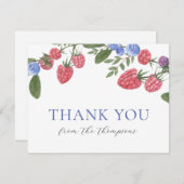 とっても甘い夏のフルーツシャワーありがとう サンキューカード (正面/裏面)