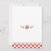 とっても甘い苺の誕生日招待状 招待状 (裏面)