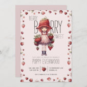 とっても甘い誕生日 招待状 (正面/裏面)