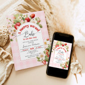 とっても甘い赤ちゃん スターラベンダーのベイビーシャワー 招待状