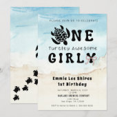 とっても素敵なカワイイ女の子 招待状 (正面/裏面)