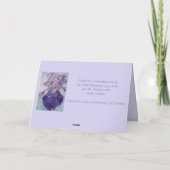 とっても素敵なユニコーンの誕生日カード！ 女の子 カード (裏面)