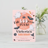 とっても素敵なリトルブーのハロウィン誕生日パーティー 招待状 (スタンド正面)