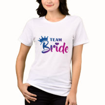 とっても素敵なTeam+Bride(チーム+ブライド)Tシャツ