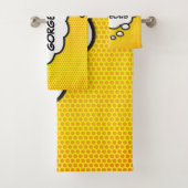 とっても素敵ね！ バブル ファン コミックブック バスタオルセット (インサイチュ)