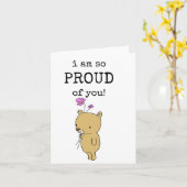 とっても自慢しちゃうよ、かわいいカード カード (黄色い花)