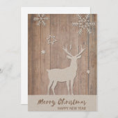 とっても鹿なクリスマス シーズンカード (正面/裏面)