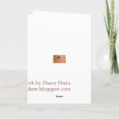 とっても鹿夫婦 - アニバーサリーカード カード (裏面)