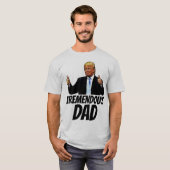 とてつもないパパのトランプシャツ Tシャツ (正面フル)