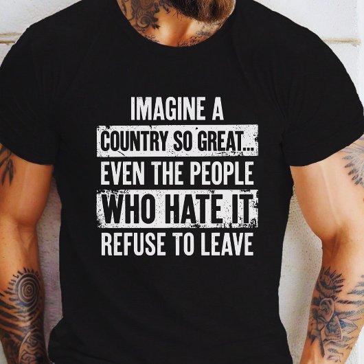 とてつもなく素晴らしい国を想像しよう Tシャツ