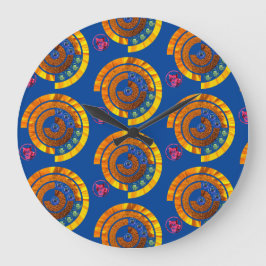 とてつもなく美しいトラ ラージ壁時計