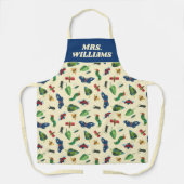 とてもおなかをすかせた毛虫は親切だ エプロン (正面)