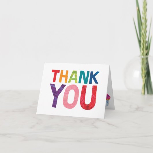 とてもお腹がすいたケータピラー | ありがとう サンキューカード (正面)