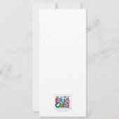 とてもお腹が空いたケータピラー フルーツ 誕生日 招待状 (裏面)