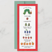 とてもお腹が空いたケータピラー フルーツ 誕生日 招待状