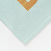 とてもお腹の空いた毛虫は親切だ フリースブランケット (角)