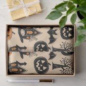 とてもかっこいいハロウィンのテーマ 薄葉紙 (ギフト)