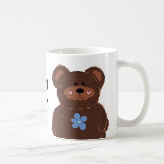 とてもかわいいクマ コーヒーマグカップ (右)