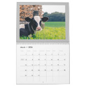 とてもかわいい牛のカレンダー カレンダー (3月 2026)