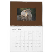 とてもかわいい牛のカレンダー カレンダー (1月 2026)