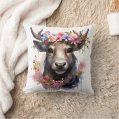🦌🎄とてもかわいらし楽しいクリスマスのトナカイ枕 クッション (ブランケット)