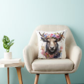 🦌🎄とてもかわいらし楽しいクリスマスのトナカイ枕 クッション (椅子)