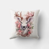 🦌🎄とてもかわいらし楽しいクリスマスのトナカイ枕 クッション (裏面)