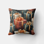 とてもかわいらし楽しいクリスマス枕 クッション (裏面)