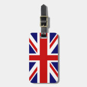 とてもクールな英国旗 ユニオンジャック ラゲッジタグ (正面縦)