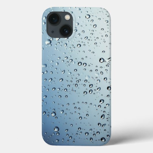 とてもクールな雨滴模様の濡れたようなデザイン Case-Mate iPhoneケース (裏面)
