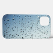 とてもクールな雨滴模様の濡れたようなデザイン Case-Mate iPhoneケース (裏面 (横))