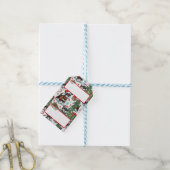 とてもシュナウザーのクリスマス ギフトタグ (より糸付き)