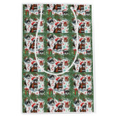 とてもシュナウザーのクリスマス ミディアムペーパーバッグ (正面)