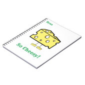 とてもチーズな包装紙ノートブック ノートブック (左側)