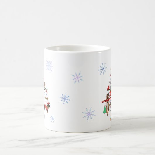 とてもドギーメリーのクリスマス コーヒーマグカップ (中央)