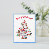 とてもドギーメリーのクリスマス シーズンポストカード (スタンド正面)