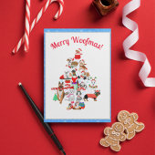 とてもドギーメリーのクリスマス シーズンポストカード