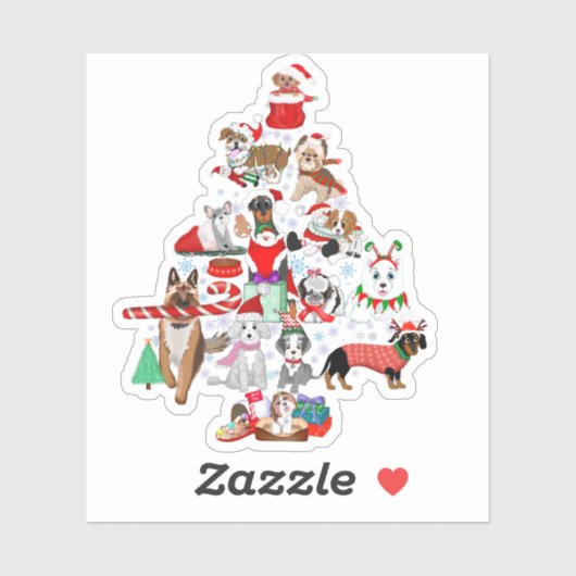 とてもドギーメリーのクリスマス シール (シート)