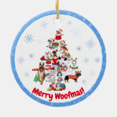 とてもドギーメリーのクリスマス セラミックオーナメント (裏面)