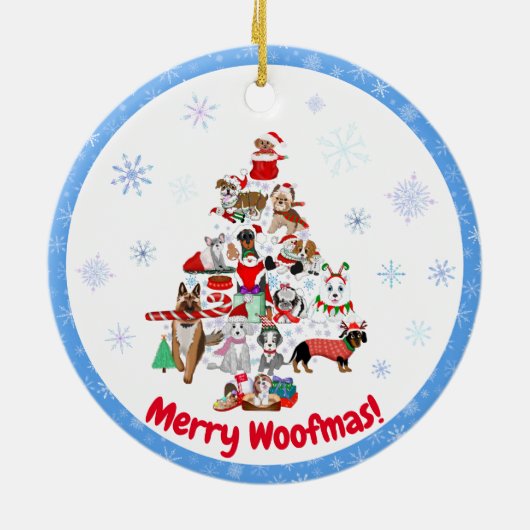 とてもドギーメリーのクリスマス セラミックオーナメント (裏面)