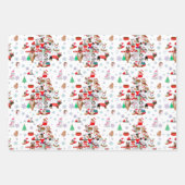 とてもドギーメリーのクリスマス ラッピングペーパーシート (正面3)