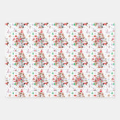 とてもドギーメリーのクリスマス ラッピングペーパーシート (正面2)