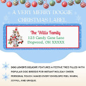 とてもドギーメリーのクリスマス ラベル