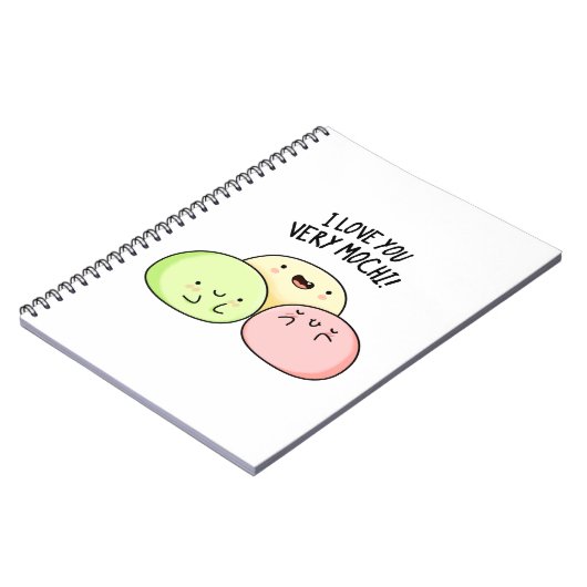 とてもモチが愛してる面白い食べ物パ ン ノートブック (左側)