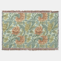 とても上品でレトロな50年代のスタイルデコールフローラアート