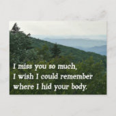 とても会いたい... ポストカード (正面)