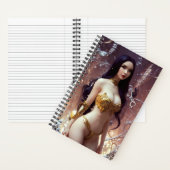 とても可愛いイギリスの芸者手帳 ノートブック (内側)