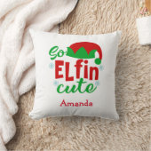 とても可愛いクリスマスパーソナライズされたのユおもしろいーモア クッション (ブランケット)