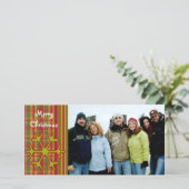 とても可愛いメリークリスマスプレゼント シーズンカード (スタンド正面)