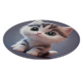 とても可愛い子猫 カッティングボード (角)